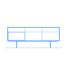 Furniture Credenzas Aura Credenza Sticker Svg Vector, Free Vectors File